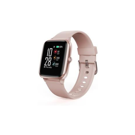 Hama Fit Watch 5910, sportovní hodinky, voděodolné, GPS, pulz, kalorie, krokoměr atd, růžové zla
