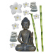 Kleine Wolke Samolepicí dekorace Buddha, šedá