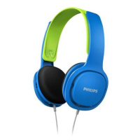 PHILIPS SHK2000BL/00 sluchátka pro děti v modré barvě