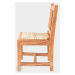 FaKOPA s. r. o. NANDA MINI - dětská židle s výpletem z teaku