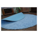 Dywany Lusczow Kulatý koberec SERENADE Graib světle modrý