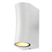 WALL LAMP ALUMINIUM bílé BODY 2xGU10 SOCKET