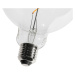 E27 dimbare LED spiraal filament G125 4W 270 lm 2200K