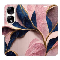 iSaprio Flip pouzdro Pink Leaves pro Honor 90 5G