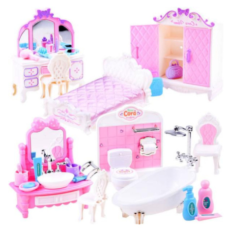 Nábytek pro panenky: koupelna a ložnice Toys Group