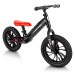 QPLAY Odrážedlo Racer air (Titanium) Black/ Red, věk 3 - 6 let, do 30 kg