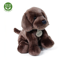 Plyšový pes labrador sedící 26 cm ECO-FRIENDLY