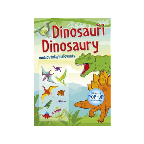 Omalovánky/Maľovanky - Dinosauři / Dinosaury Infoa