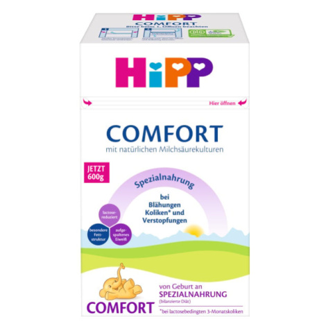 HiPP Comfort Speciální kojenecká výživa od narození, 600 g