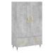 vidaXL Skříň highboard betonově šedá 69,5x31x115 cm kompozitní dřevo