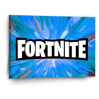 Sablio Obraz FORTNITE modrá - 90x60 cm