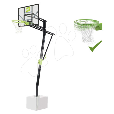 Basketbalová konstrukce s deskou a flexibilním košem Galaxy Inground basketball Exit Toys ocelov