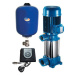 AquaCup ECONOMY CONTROL-U5 150/5 V Automatická vodárna s frekvenčním měničem 230V 1,1kW 140l/min