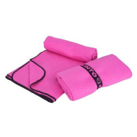 RUNTO Rychleschnoucí ručník 80×130 cm, neon růžový