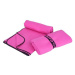 RUNTO Rychleschnoucí ručník 80×130 cm, neon růžový