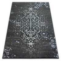 Dywany Lusczow Kusový koberec VOGUE 584 tmavošedý