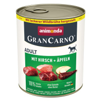 animonda GranCarno Adult jelení maso s jablky 6 × 800 g