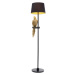 KARE Design Stojací lampa Animal Parrot - zlatá, 176cm