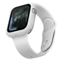 UNIQ Lino silikonové pouzdro Apple Watch Series 4/5/6/SE (40mm) bílé