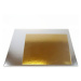 Dortová podložka zlatá a stříbrná (oboustranná) čtverec - 25x25 cm - 3 ks - FunCakes
