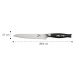 Zelite Infinity by Klarstein Comfort Pro, 6 "univerzální nůž, zoubkovaný okraj, 56 HRC, nerezová