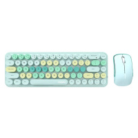 Klávesnice Wireless keyboard + mouse set MOFII Bean 2.4G (Green)