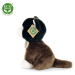 Plyšová kočka sedící 18 cm ECO-FRIENDLY