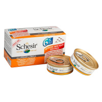 Schesir Cat Natural kuřecí maso s dýní multipack, 6 x 50 g