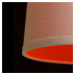 RED - DESIGN RENDL RENDL ESME 76 závěsná bílá/oranžová 230V E27 28W R13276
