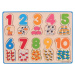 Bigjigs Toys Počítací puzzle TWO vícebarevné