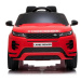 Elektrické autíčko Range Rover Evoque, Jednomístné, červené, Kožená sedadla, MP3