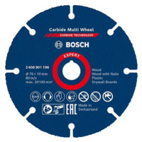 BOSCH Víceúčelový řezný kotouč EXPERT Carbide Multi Wheel 76 mm, 10 mm 2.608.901.196