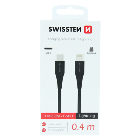 Swissten Kabel USB-C / Lightning 0,4 M B