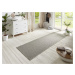 BT Carpet - Hanse Home koberce Běhoun Nature 104273 Light Grey – na ven i na doma - 80x250 cm