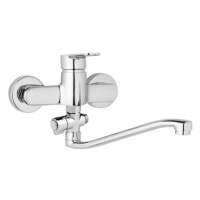 JB Sanitary MIRAM M103740 - Nástěnná umyvadlová a sprchová baterie MIRAM 150 mm, otočný přepínač