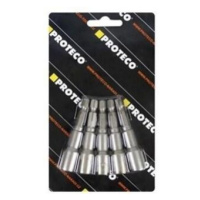 PROTECO 09-NH10-SADA hlavice nástrčná 10 mm sada 5 ks s magnetem stopka 1/4