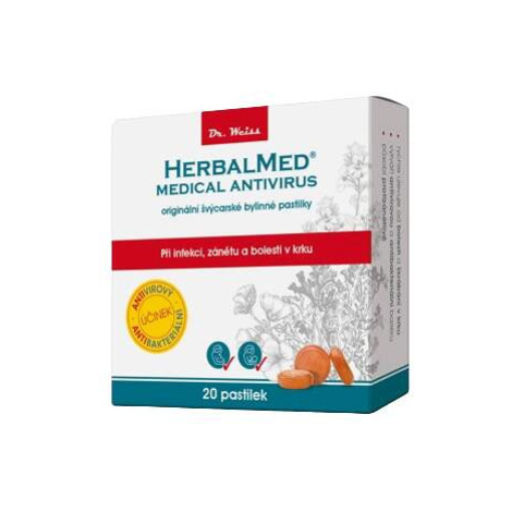 HERBALMED Medical Antivirus Dr. Weiss 20 pastilek Simply You Pharmaceuticals