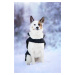 Vsepropejska Kit reflexní zimní bunda pro psa s límcem Barva: Černá, Délka zad (cm): 20, Obvod h
