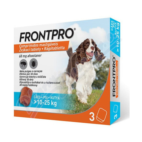 Frontpro 68mg 10-25kg žvýkací tbl.3