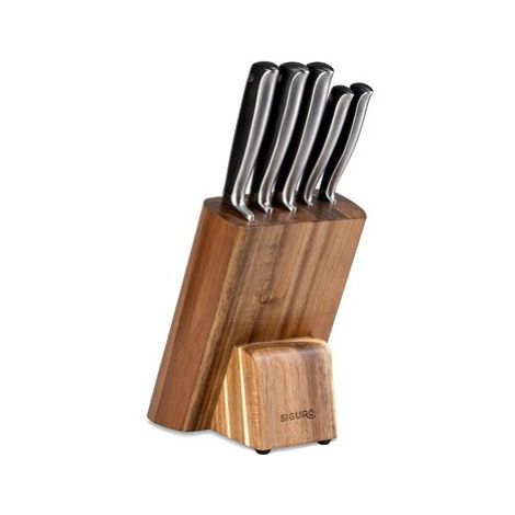 Siguro Sada nožů Motsu 5 ks + dřevěný blok