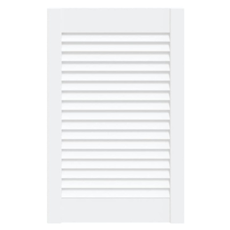 vidaXL Nábytková dvířka lamelový design bílá 61,5 x 39,4 cm borovice