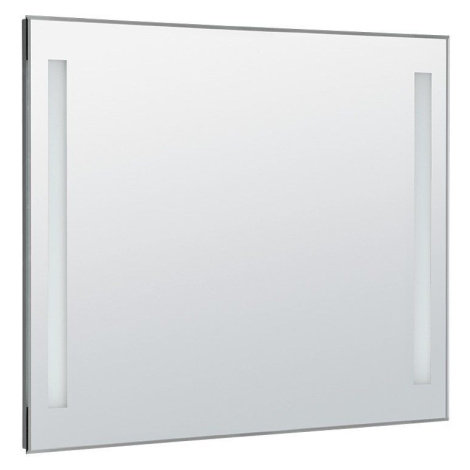 AQUALINE Zrcadlo s LED osvětlením 100x80cm, kolébkový vypínač ATH7