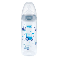 Nuk FC+ láhev sklo silikon bílá 240ml