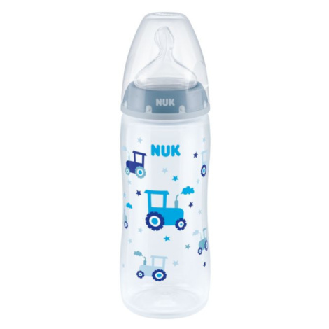 Nuk FC+ láhev sklo silikon bílá 240ml