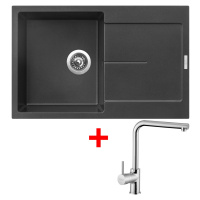 Sinks ULTIMA 790 Metalblack + Elka ULTIMA 790 Metalblack + Elka