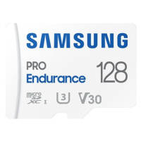 Samsung MicroSDXC 128GB PRO Endurance + SD adaptér