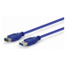 Kabel CABLEXPERT CCP-USB3-AMAF-10 USB A-A 3m 3.0 prodlužovací, modrý