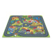 Dětský koberec REBEL ROADS Country life 90 Vesnice, protiskluzový - šedý