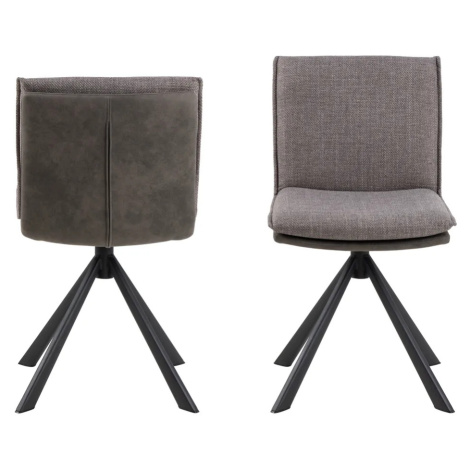 Actona Otočná jídelní židle Flynn šedohnědá