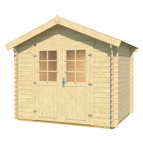 Weka Dřevěný zahradní domek 209 vel. 1.5, přírodní, 250 x 200 cm